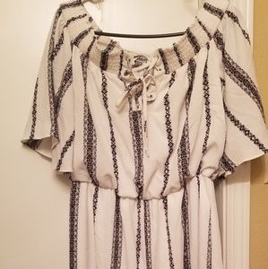 "Off the shoulder" Romper pants